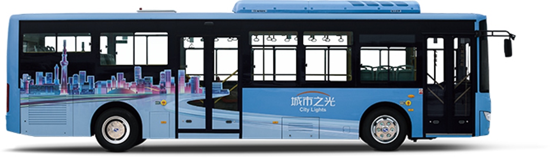 10-метровый 41-местный дизельный городской автобус с низким входом