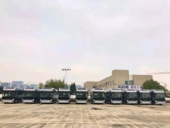 10 автобусов на топливных элементах King Long доставлены в Чжэцзян
