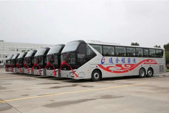 King Long поставил 20 автобусов XMQ6135QY заказчику в Тяньцзине для эксплуатации
