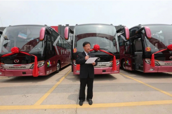 Автобусы King Long Longwin II доставлены оптом для туристической индустрии провинции Цзянси
