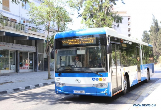 155 автобусов King Long начали обслуживать общественный транспорт на Кипре
