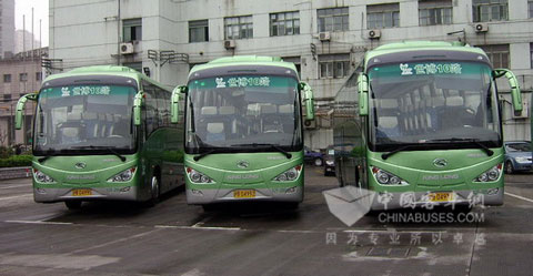 Автобус Kinglong активно готовится к Всемирной выставке