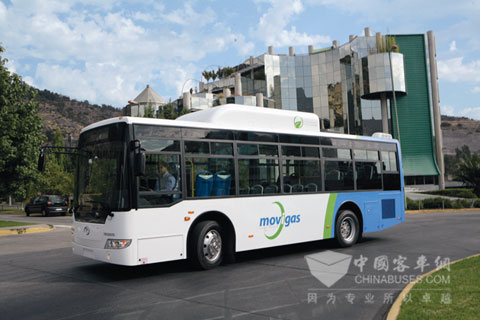 Kinglong Bus открывает рынок автобусов на природном газе в Чили