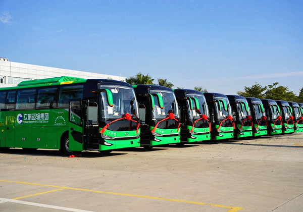 Сотни автобусов King Long доставлены в Шэньчжэнь